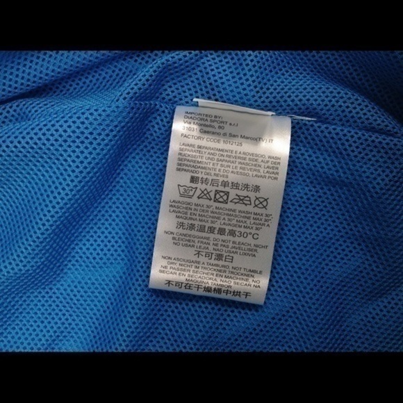NWT Diadora blue tennis activewear jacket - Picture 4 of 8